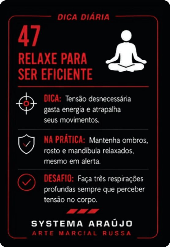 Prévia do card Relaxe para ser eficiente